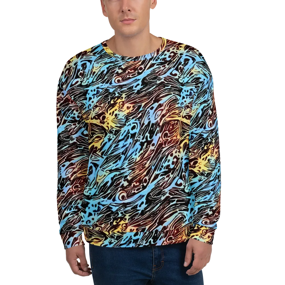 Oxblood Ocean on Sweatshirt — Front