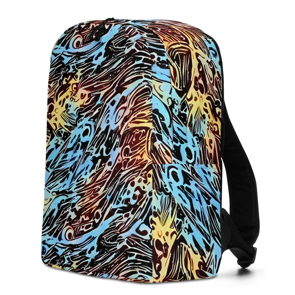 Oxblood Ocean on Minimalist Backpack — Left