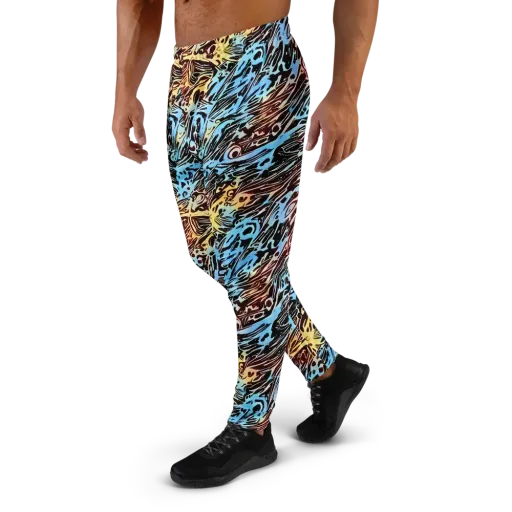 Oxblood Ocean on a Men's Joggers