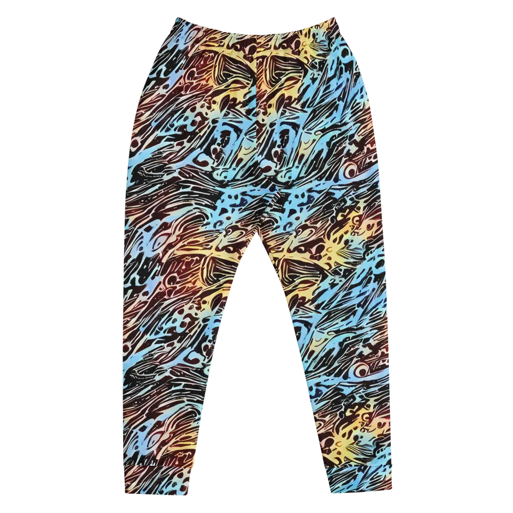 Oxblood Ocean on Men's Joggers — Front