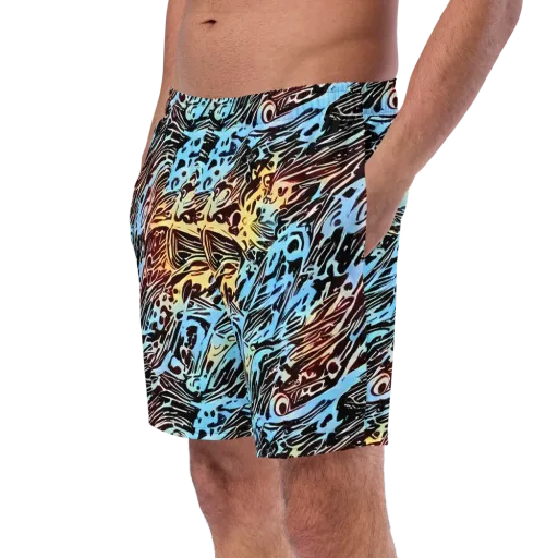 Oxblood Ocean on a Swim Trunks
