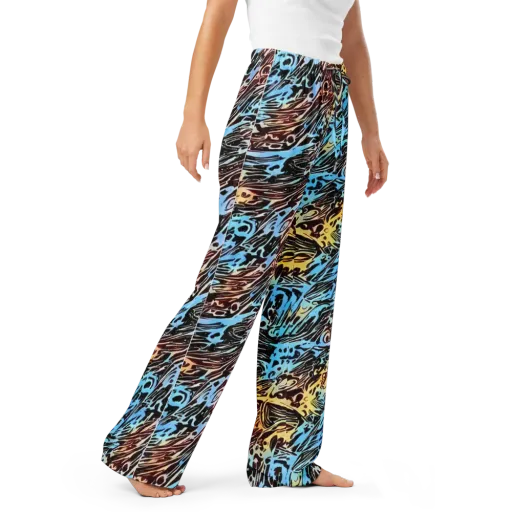 Oxblood Ocean on a Women's Pajama Pants