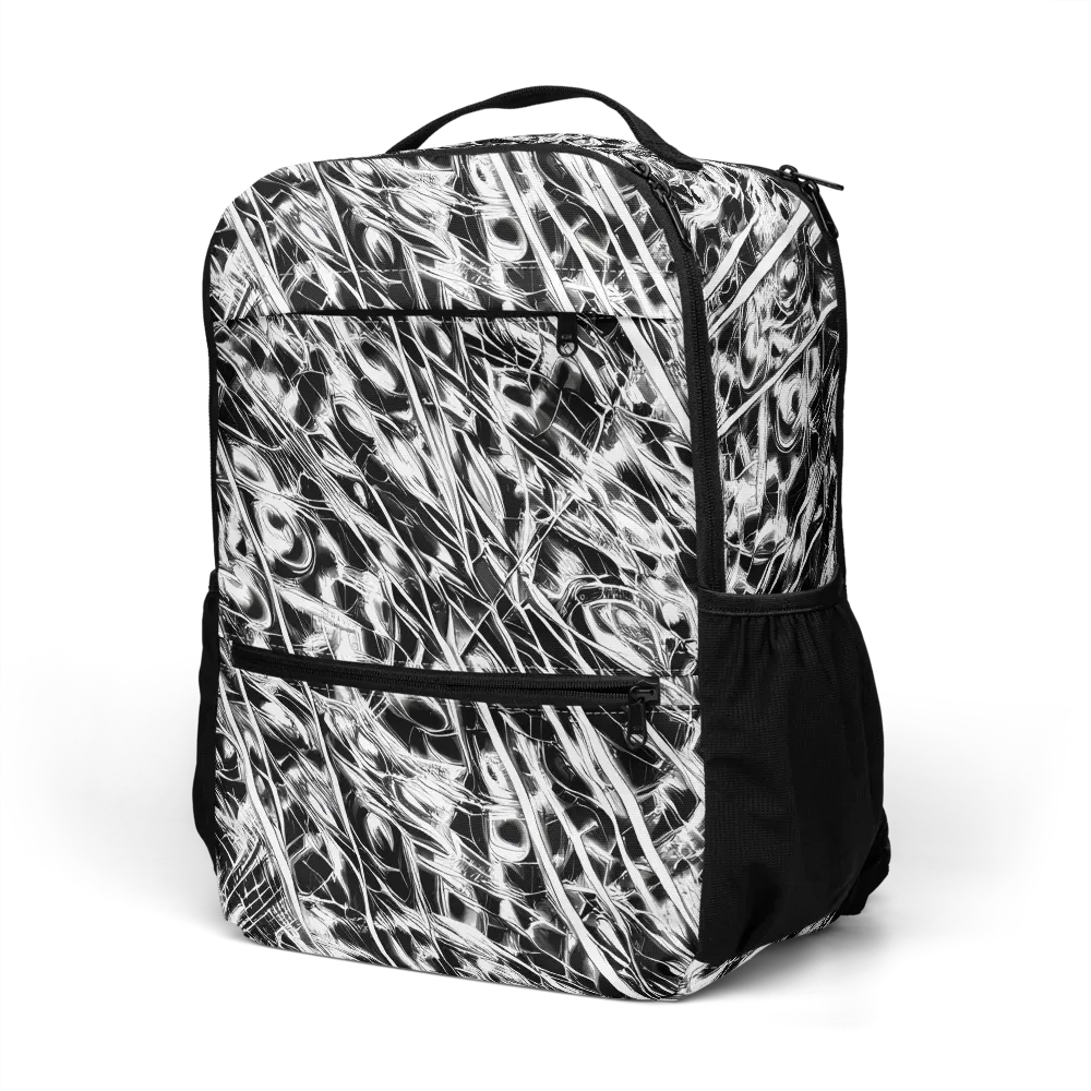 Black Ice Circuit on Utility Backpack — Left Front
