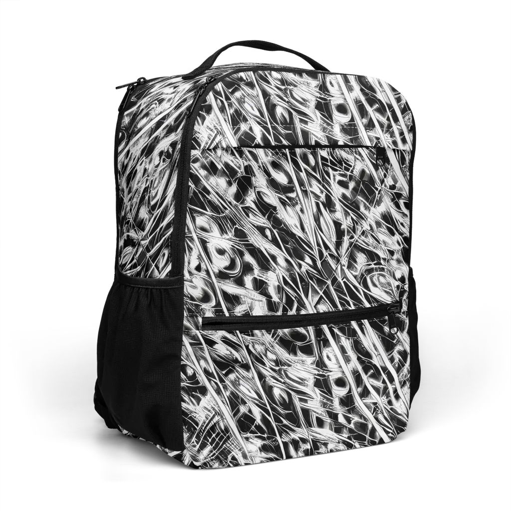 Black Ice Circuit on Utility Backpack — Right Front