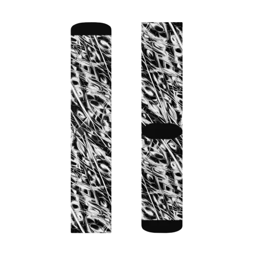 Black Ice Circuit on a Socks