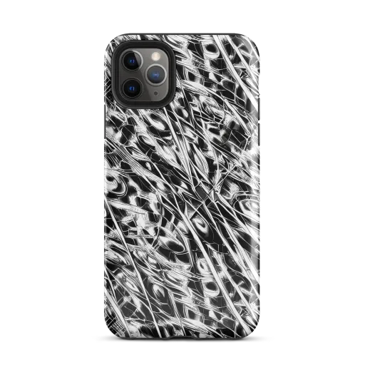 Black Ice Circuit on a Tough Case for iPhone®