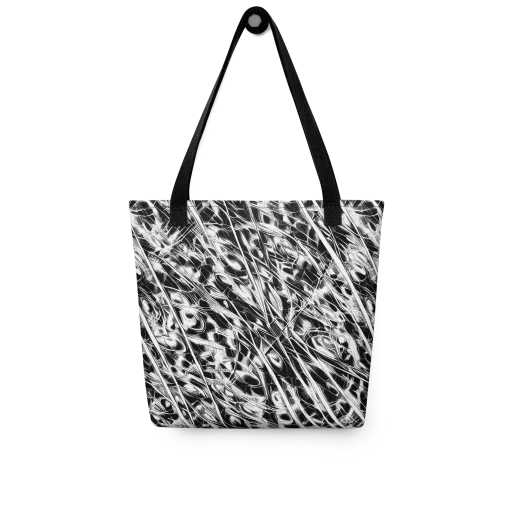 Black Ice Circuit on a Tote Bag