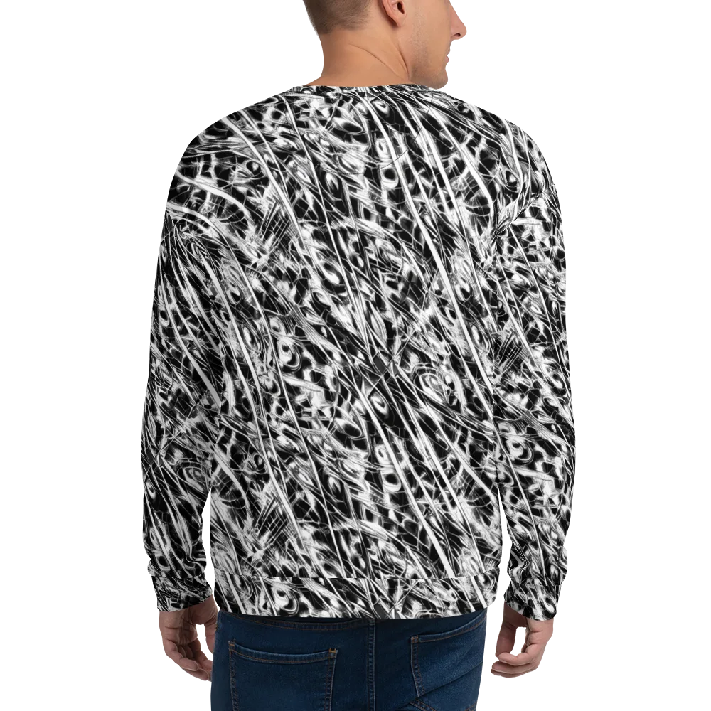 Black Ice Circuit on Sweatshirt — Back