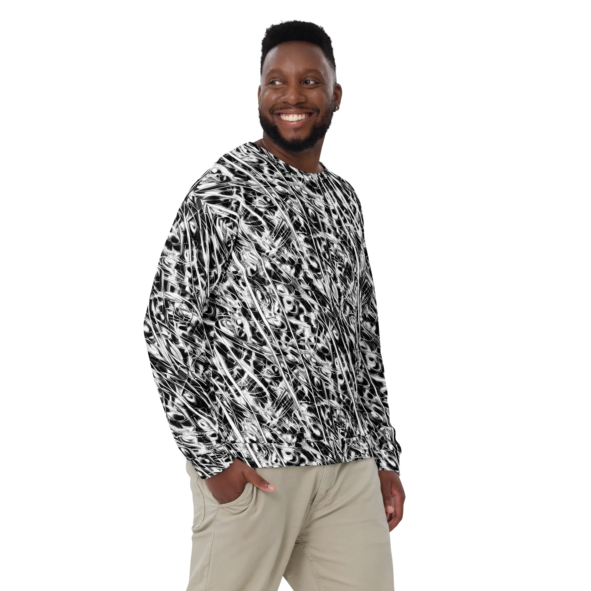 Black Ice Circuit on Sweatshirt — Front