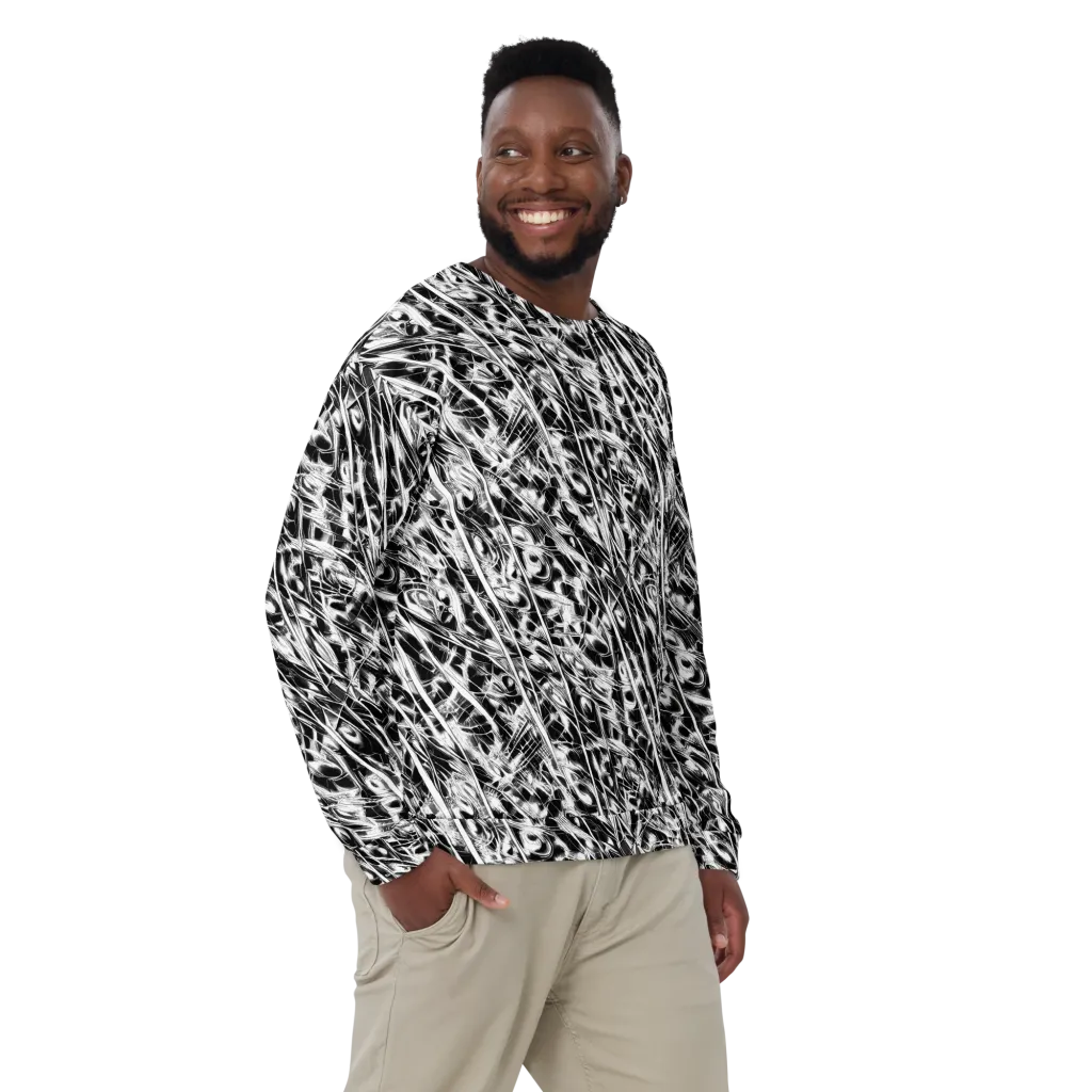 Black Ice Circuit on Sweatshirt — Front