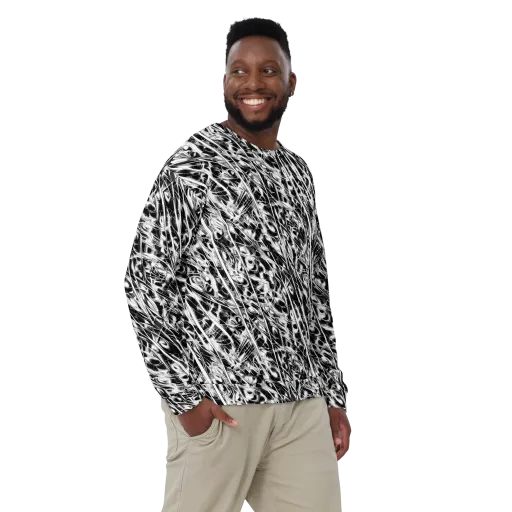 Black Ice Circuit on a Sweatshirt