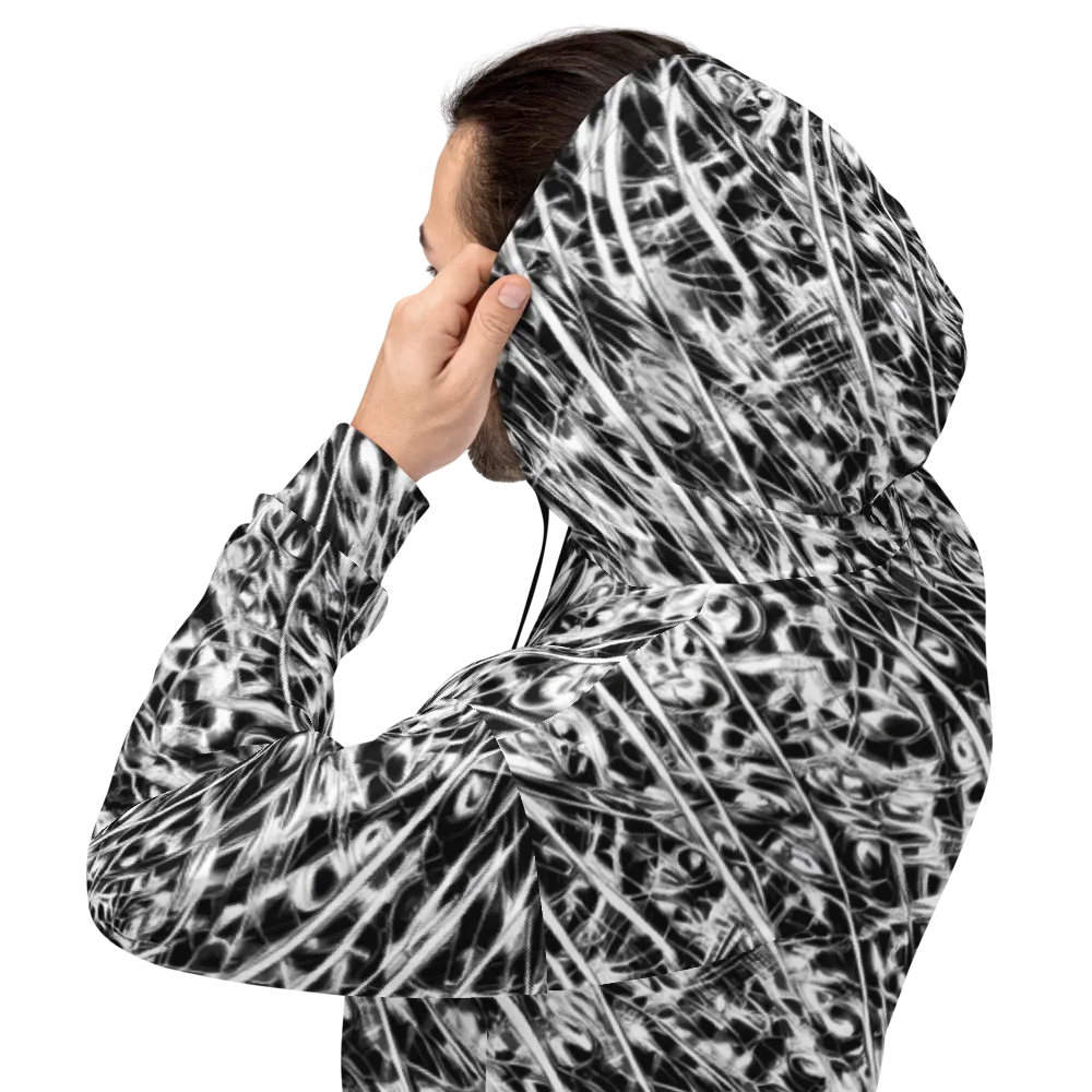 Black Ice Circuit on Hoodie — Back