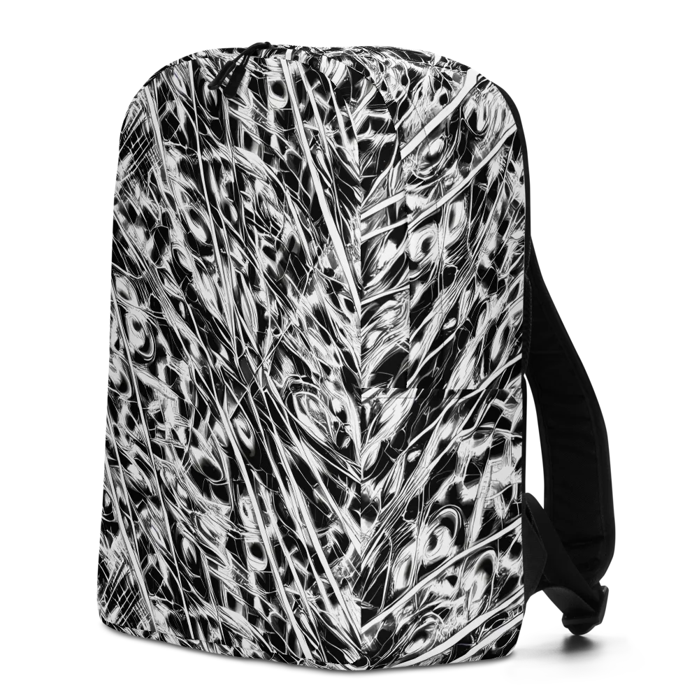 Black Ice Circuit on Minimalist Backpack — Left