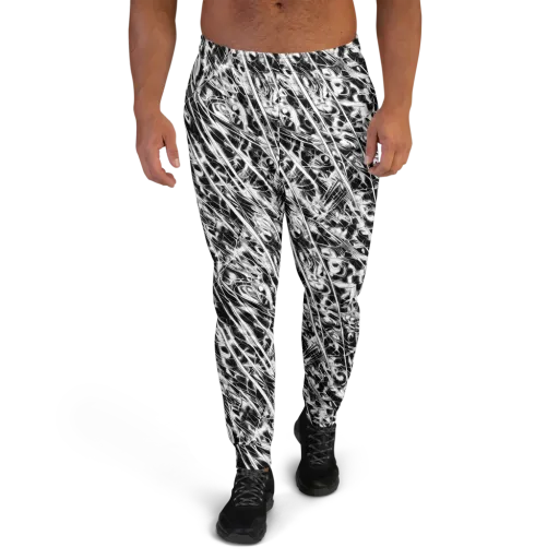 Black Ice Circuit on a Men's Joggers