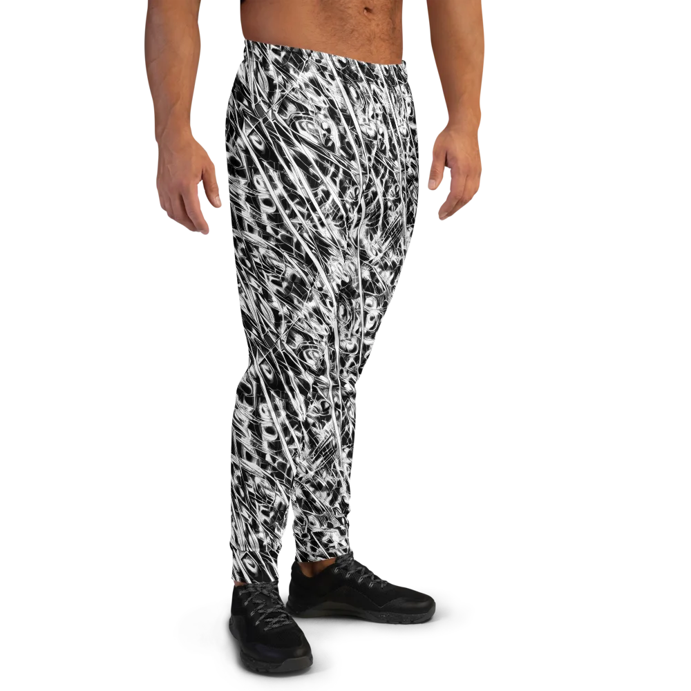 Black Ice Circuit on Men's Joggers — Right