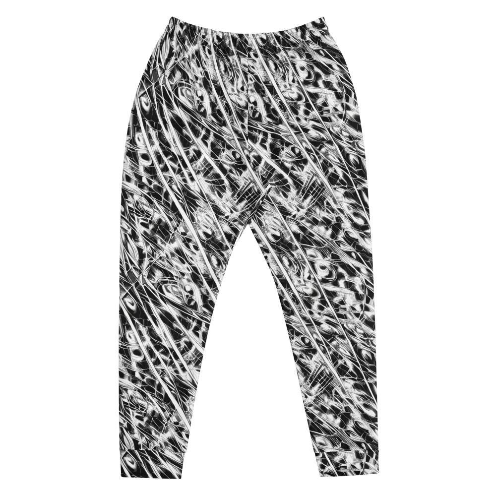 Black Ice Circuit on Men's Joggers — Front