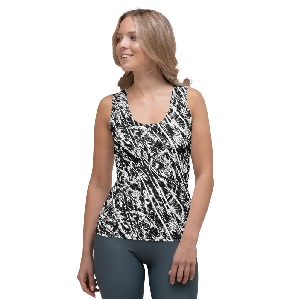 Black Ice Circuit on Women's Tank Top — Front