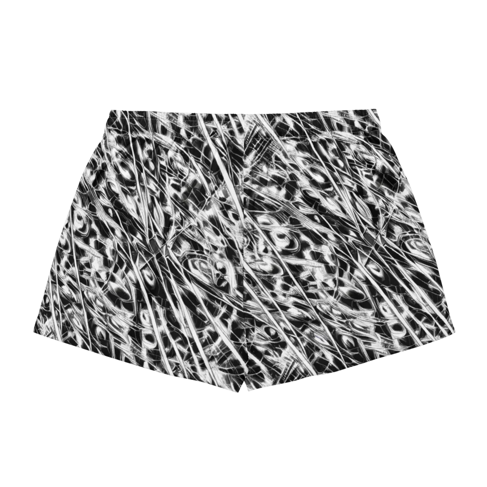 Black Ice Circuit on Women's Pajama Shorts — Back