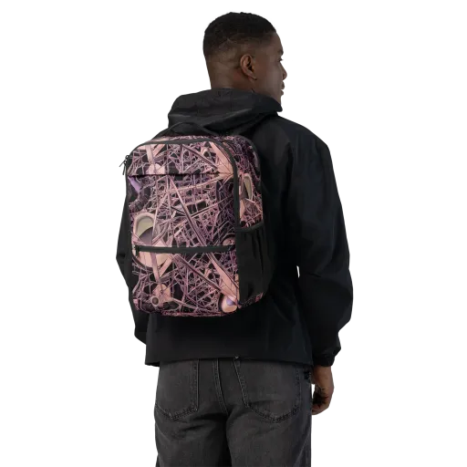 Mauve Labyrinth on a Utility Backpack