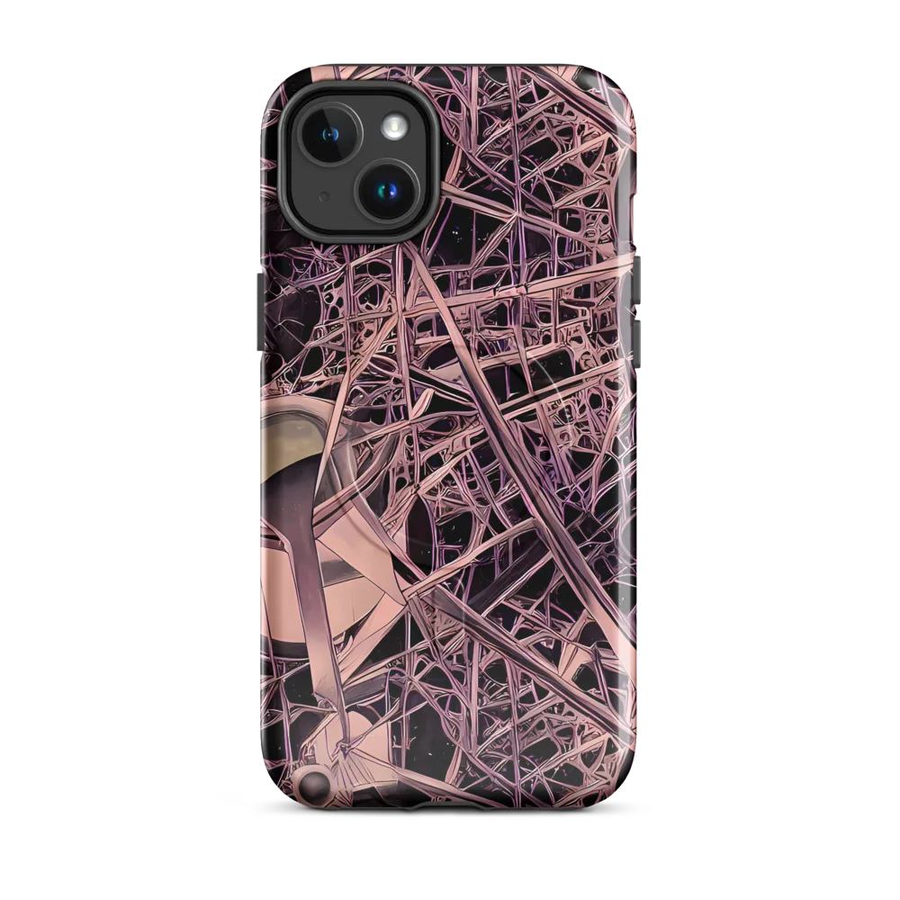 Mauve Labyrinth on MagSafe Tough Case for iPhone® — Front