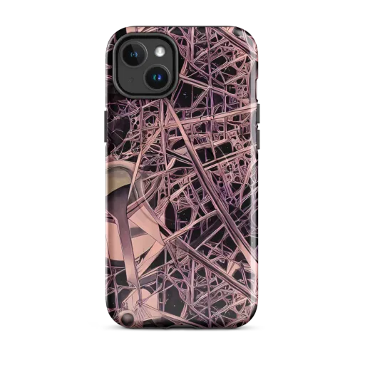 Mauve Labyrinth on a MagSafe Tough Case for iPhone®