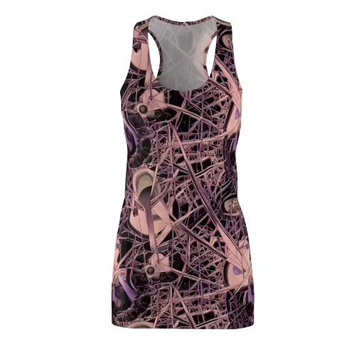 Mauve Labyrinth on a Racerback Dress