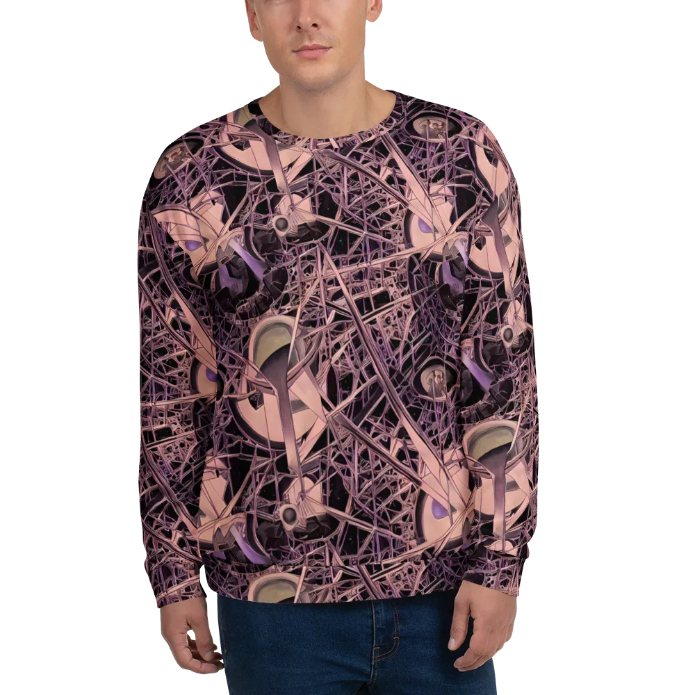 Mauve Labyrinth on Sweatshirt — Front