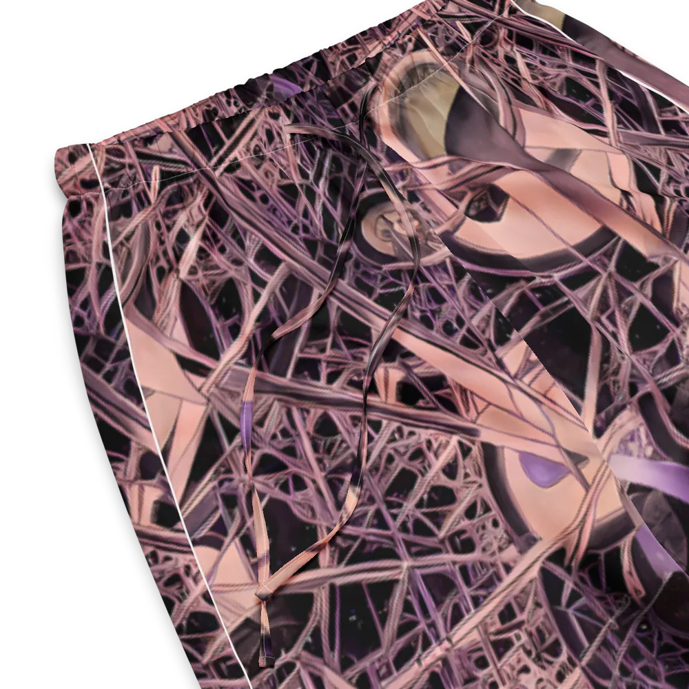 Mauve Labyrinth on Women's Pajama Pants — Product details