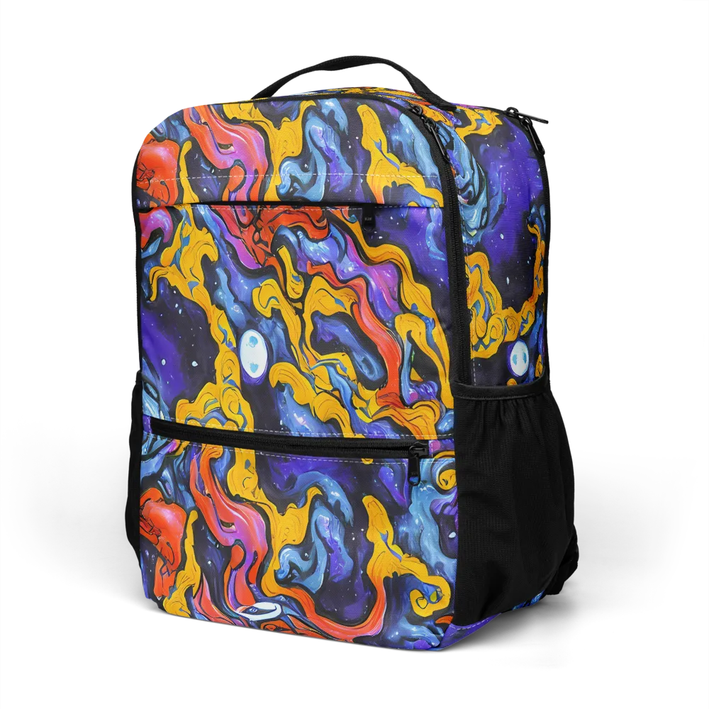 Midnight Mambo on Utility Backpack — Left Front