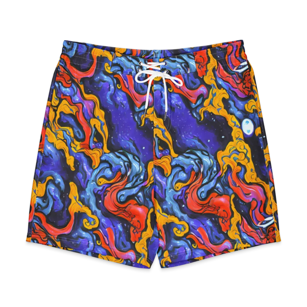 Midnight Mambo on Men's Board Shorts — Front