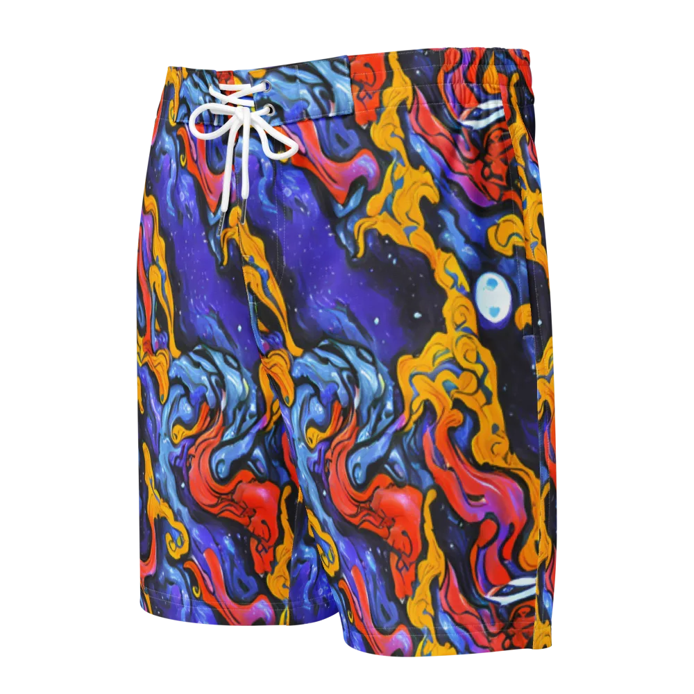 Midnight Mambo on Men's Board Shorts — Front