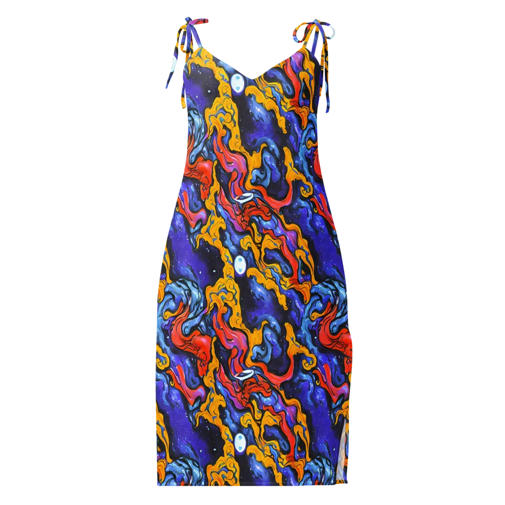 Midnight Mambo on Slip Dress — Front