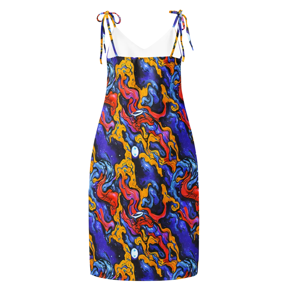 Midnight Mambo on Slip Dress — Back