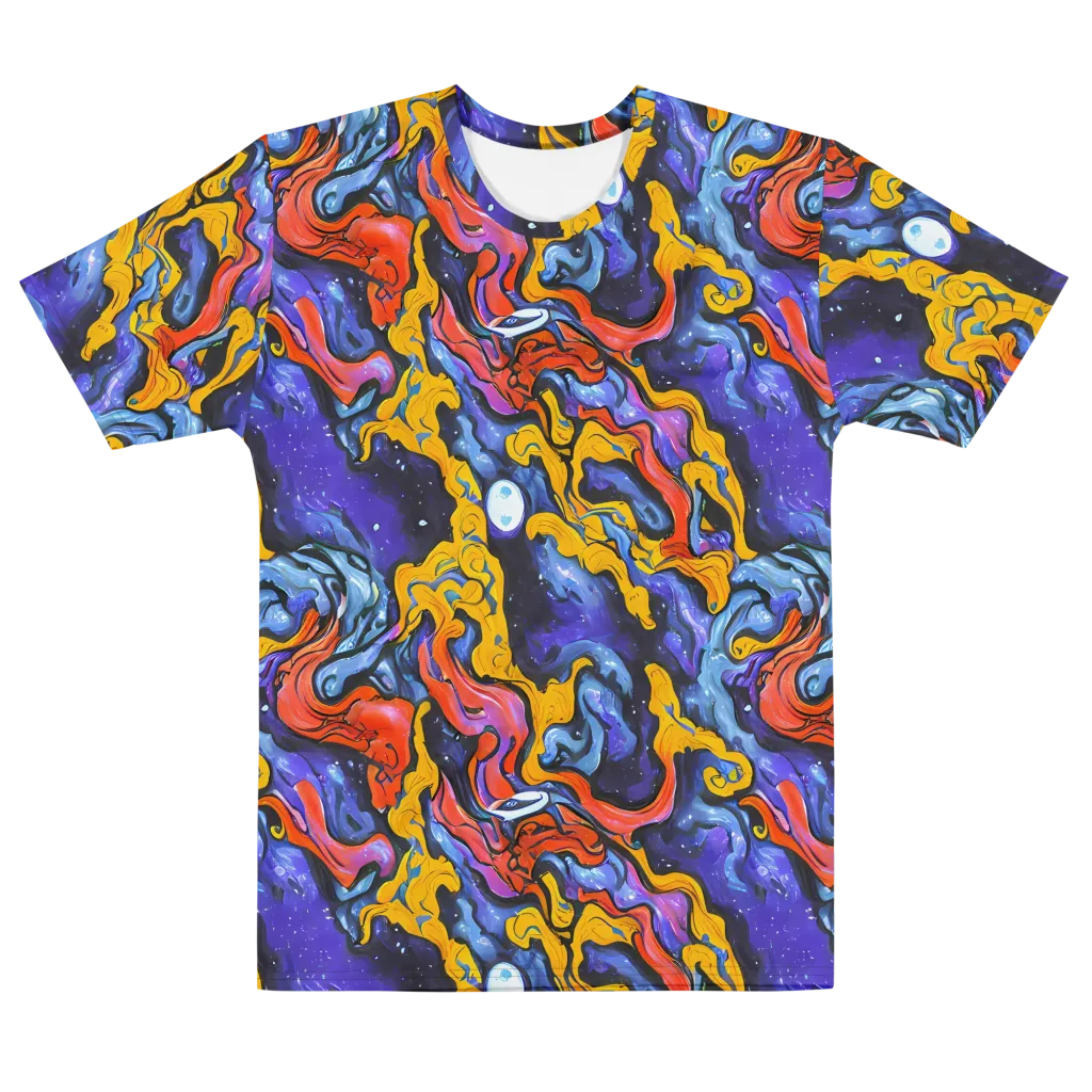 Midnight Mambo on Men's Cotton Crew Neck T-Shirt — Front