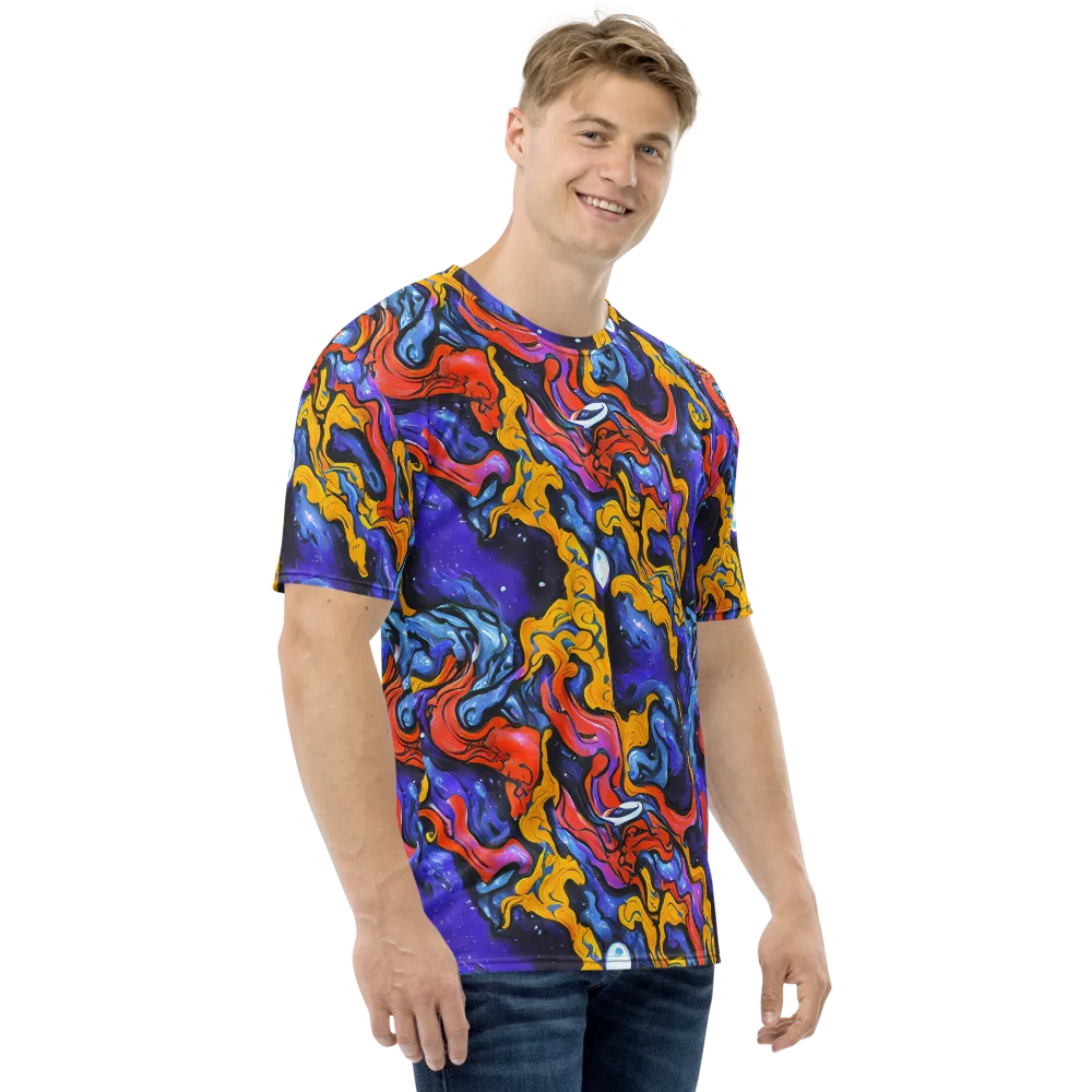 Midnight Mambo on Men's Crew Neck T-Shirt — Right