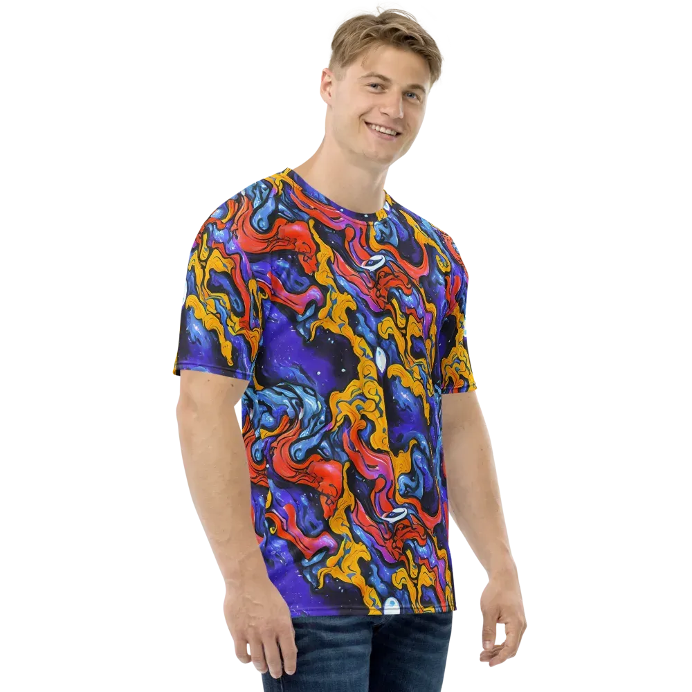 Midnight Mambo on Men's Crew Neck T-Shirt — Right