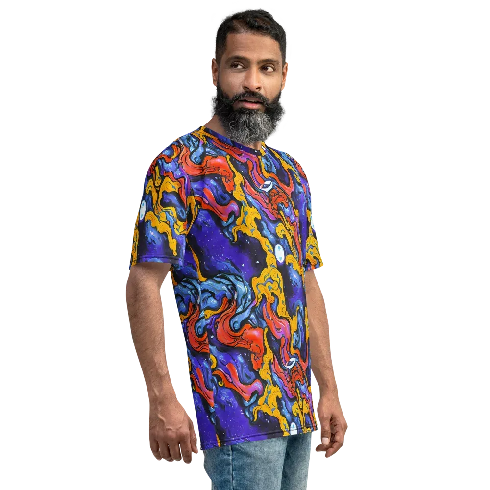 Midnight Mambo on Men's Crew Neck T-Shirt — Right