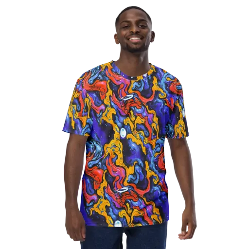 Midnight Mambo on a Men's Crew Neck T-Shirt