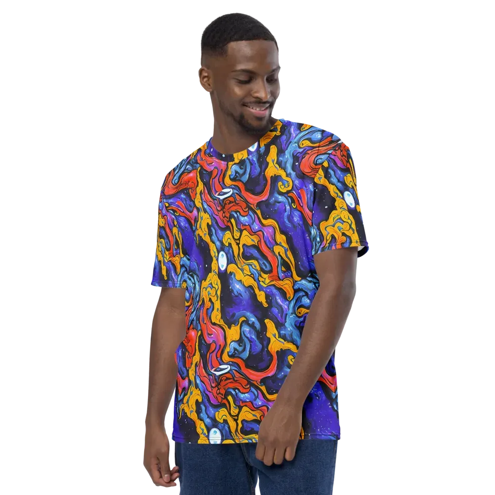 Midnight Mambo on Men's Crew Neck T-Shirt — Left