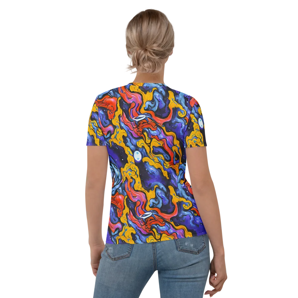 Midnight Mambo on Women's Crew Neck T-Shirt — Back