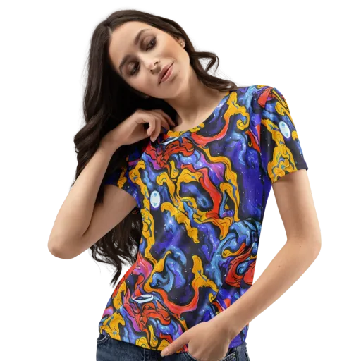 Midnight Mambo on a Women's Crew Neck T-Shirt