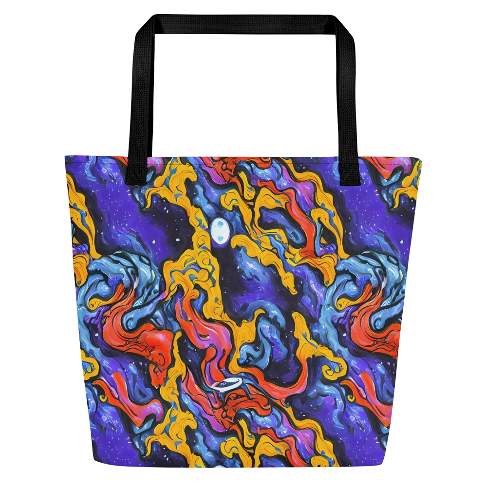 Midnight Mambo on Large Tote Bag W/ Pocket — Front