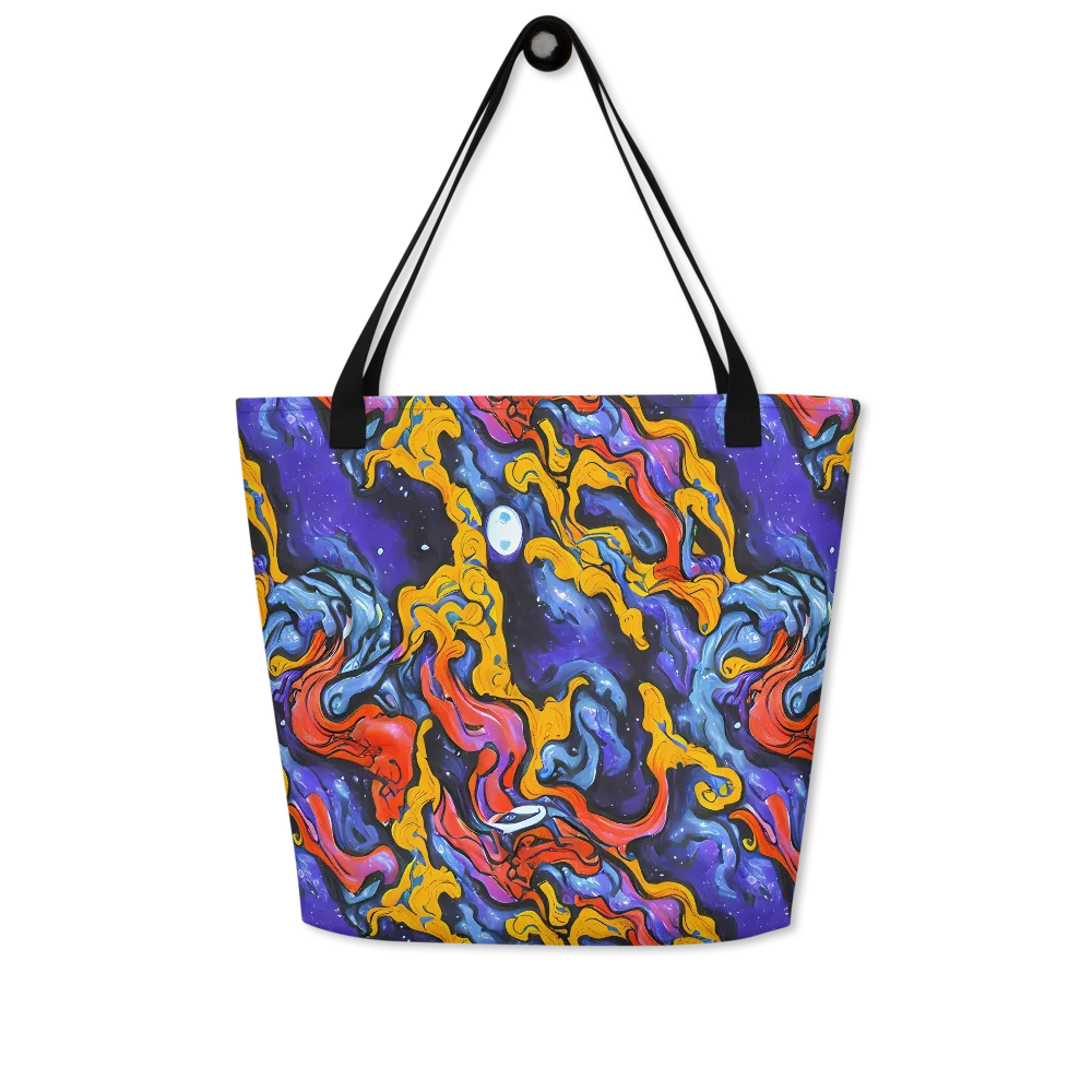 Midnight Mambo on Large Tote Bag W/ Pocket — Front