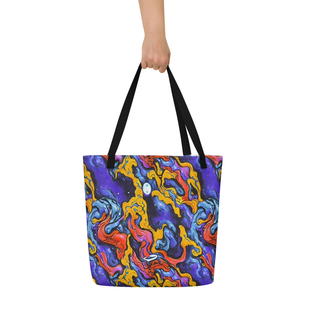 Midnight Mambo on Large Tote Bag W/ Pocket — Front