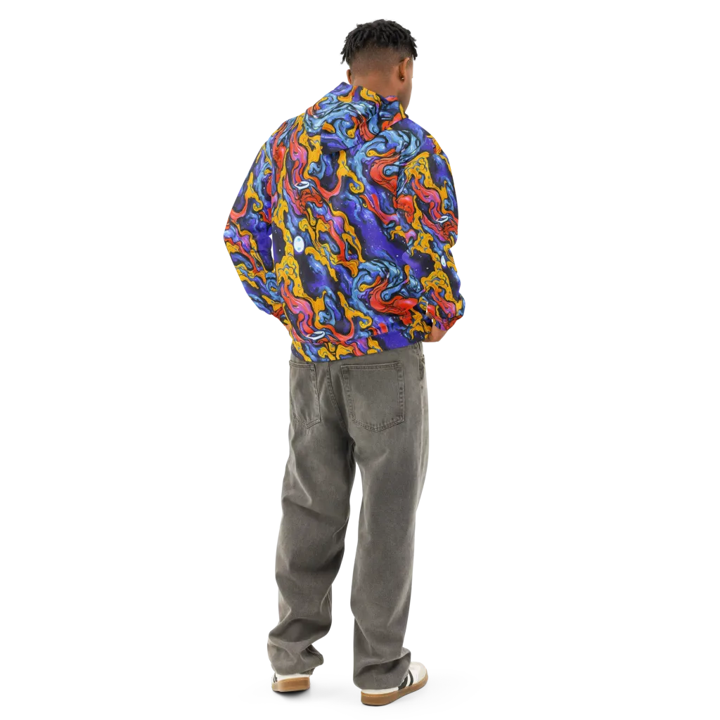 Midnight Mambo on Cotton Hoodie — Back