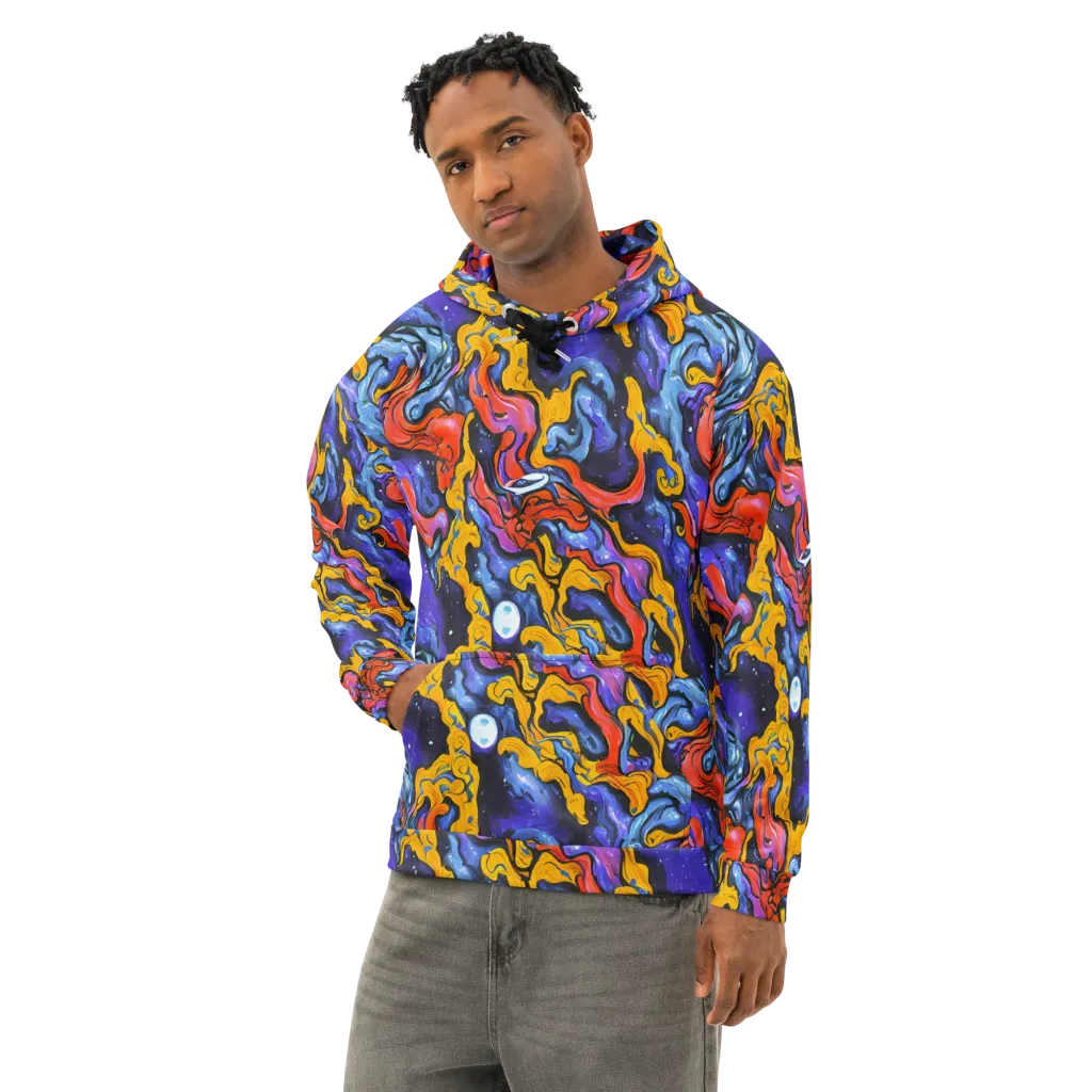 Midnight Mambo on Cotton Hoodie — Left Front