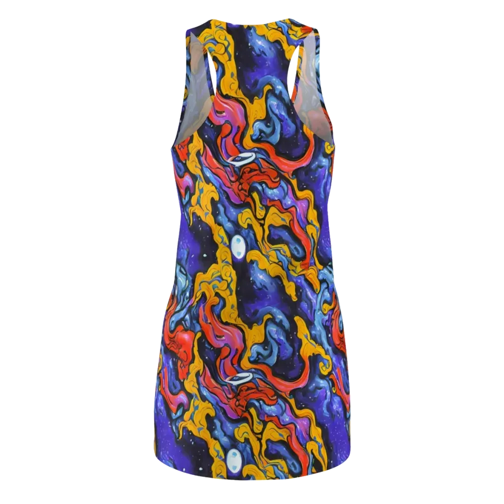 Midnight Mambo on Racerback Dress — Back