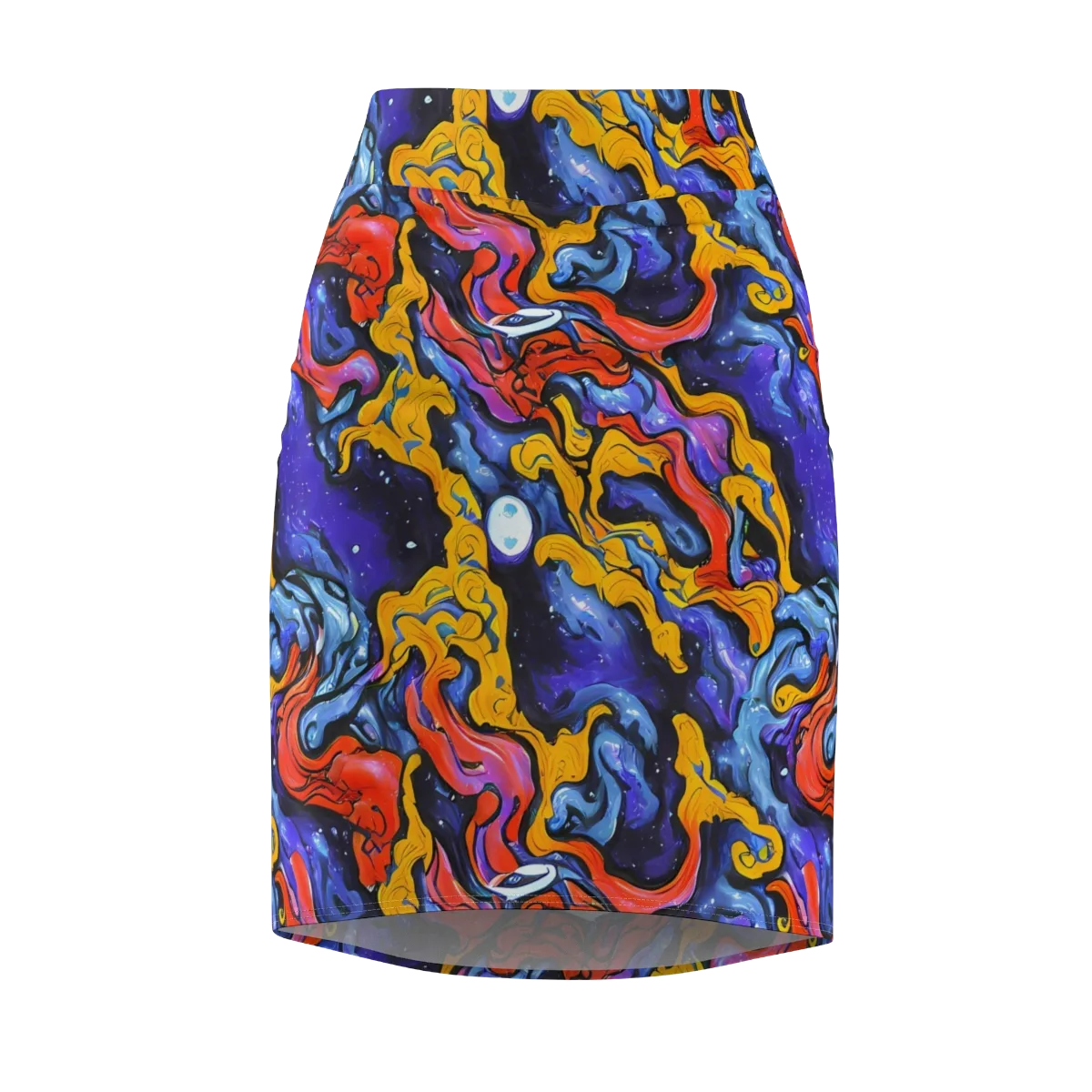 Midnight Mambo on Pencil Skirt — Front
