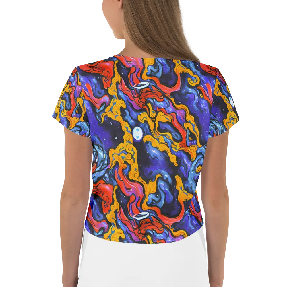 Midnight Mambo on Crop Tee — Back