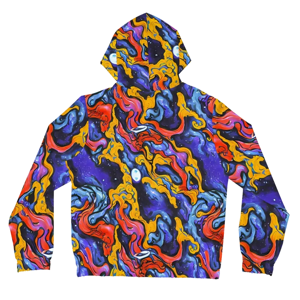 Midnight Mambo on Women's Full-Zip Hoodie — Back